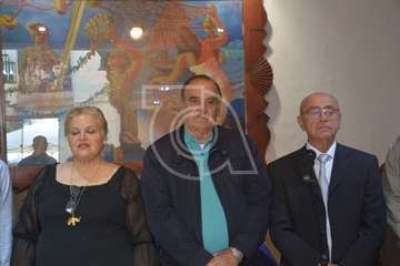 El Casino de Telde homenajea a 18 socios y al que fuera su conserje durante 40 años (Foto TA y TF)